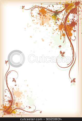 To use this stock image in your creative project, please select the size you need over to the right and click the "Add to Cart" button.
Your downloaded image will come with the Cutcaster watermark removed so don’t worry about the watermark you see on this page. Autumn background stock vector clipart, Autumn background grunge floral composition, eps10 vector illustration by Milsi Art