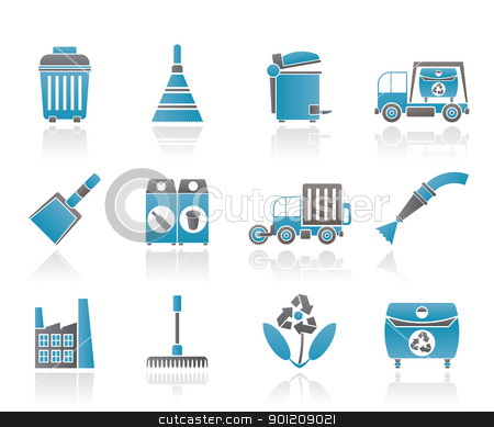 Cleaning Industry and environment Icons Cleaning Industry and environment Icons stock vector clipart, Cleaning Industry and environment Icons - vector icon set by Stoyan Haytov