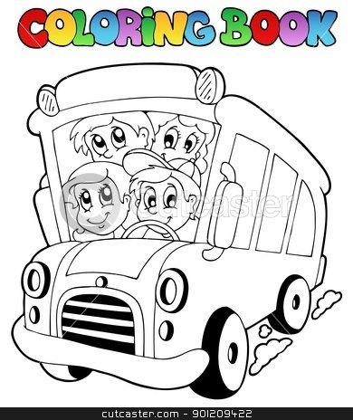 To use this stock image in your creative project, please select the size you need over to the right and click the "Add to Cart" button.
Your downloaded image will come with the Cutcaster watermark removed so don’t worry about the watermark you see on this page. Coloring book with bus and children stock vector clipart, Coloring book with bus and children - vector illustration. by Klara Viskova
