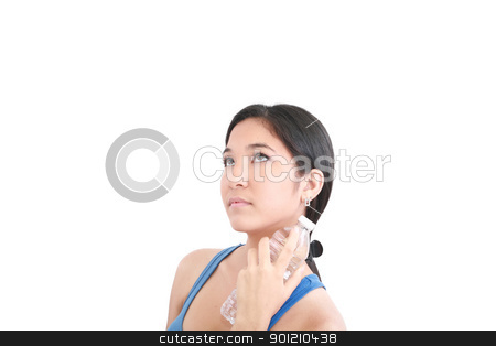 To use this stock image in your creative project, please select the size you need over to the right and click the "Add to Cart" button.
Your downloaded image will come with the Cutcaster watermark removed so don’t worry about the watermark you see on this page. female holding in hand sparkling mineral bottled water isolated stock photo, female holding in hand sparkling mineral bottled water isolated on a white background by dacasdo