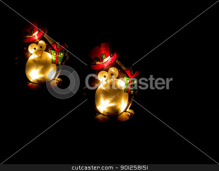 To use this stock image in your creative project, please select the size you need over to the right and click the "Add to Cart" button.
Your downloaded image will come with the Cutcaster watermark removed so don’t worry about the watermark you see on this page. Christmas Lights stock photo, Happy little penguin Christmas lights on black by Cora Reed