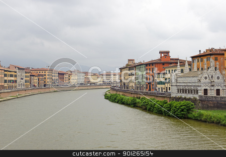 To use this stock image in your creative project, please select the size you need over to the right and click the "Add to Cart" button.
Your downloaded image will come with the Cutcaster watermark removed so don’t worry about the watermark you see on this page. Pisa and the Arno river stock photo, Pisa (Tuscany, Italy) - Historic buildings along the Arno river by clodio