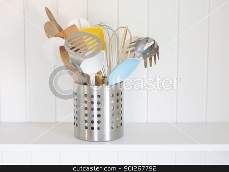 To use this stock image in your creative project, please select the size you need over to the right and click the "Add to Cart" button.
Your downloaded image will come with the Cutcaster watermark removed so don’t worry about the watermark you see on this page. Kitchen tools stock photo, Kitchen tools by Lasse Kristensen@gmail.com
