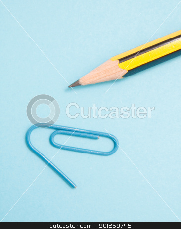 To use this stock image in your creative project, please select the size you need over to the right and click the "Add to Cart" button.
Your downloaded image will come with the Cutcaster watermark removed so don’t worry about the watermark you see on this page. Pencil and clip stock photo, Pencil and clip by Lasse Kristensen@gmail.com