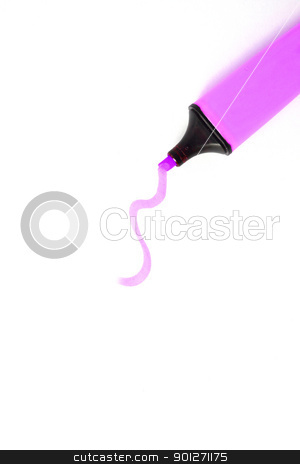 To use this stock image in your creative project, please select the size you need over to the right and click the "Add to Cart" button.
Your downloaded image will come with the Cutcaster watermark removed so don’t worry about the watermark you see on this page. Marker stock photo, A purple marker isolated on white by Lasse Kristensen@gmail.com