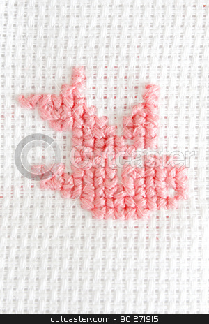 Cross stitching Cross stitching stock photo, Cross stitching by Lasse Kristensen@gmail.com