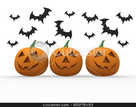 Halloween pumpkin & bats on white background Halloween pumpkin & bats on white background stock photo, Halloween pumpkin & bats on white background
by dacasdo