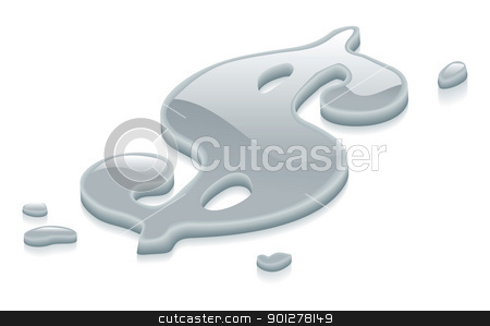 To use this stock image in your creative project, please select the size you need over to the right and click the "Add to Cart" button.
Your downloaded image will come with the Cutcaster watermark removed so don’t worry about the watermark you see on this page. Liquid silver dollar symbol sign stock vector clipart, Illustration of a liquid silver metal dollar symbol sign
by Christos Georghiou