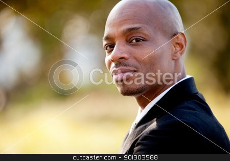 To use this stock image in your creative project, please select the size you need over to the right and click the "Add to Cart" button.
Your downloaded image will come with the Cutcaster watermark removed so don’t worry about the watermark you see on this page. Business Man Portrait stock photo, A portrait of an African American business man by Tyler Olson