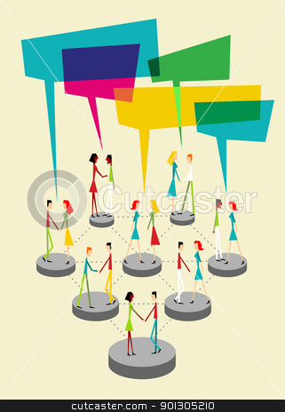 To use this stock image in your creative project, please select the size you need over to the right and click the "Add to Cart" button.
Your downloaded image will come with the Cutcaster watermark removed so don’t worry about the watermark you see on this page. Social people balloon interaction stock photo, Social community people interaction with speech balloon concept by Cienpies Design
