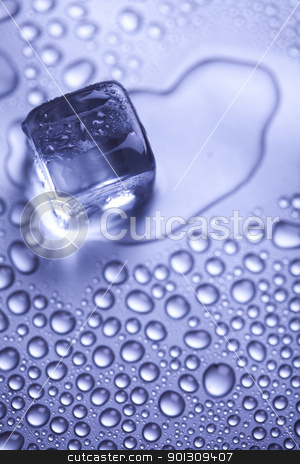 Melting ice cubes Melting ice cubes stock photo, Ice can refer any of the 14 known solid phases of water. However, in non-scientific contexts, it usually describes ice Ih, which is the most abundant of these phases in Earth's biosphere. This type of ice is a soft, fragile, crystalline solid, which can appear transparent or an opaque bluish-white color depending on the presence of impurities such as air. The manufacture and use of ice cubes or crushed ice is common for drinks. by Sebastian Duda