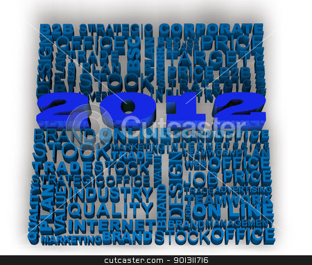To use this stock image in your creative project, please select the size you need over to the right and click the "Add to Cart" button.
Your downloaded image will come with the Cutcaster watermark removed so don’t worry about the watermark you see on this page. 2012 new year with business words related stock photo, Illustration of 2012 new year render in 3D by marphotography