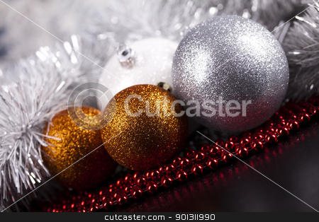 To use this stock image in your creative project, please select the size you need over to the right and click the "Add to Cart" button.
Your downloaded image will come with the Cutcaster watermark removed so don’t worry about the watermark you see on this page. Christmas Tree Bauble stock photo, Photography of baubles and gift connected with Christmas time and Christmas tree. by Sebastian Duda