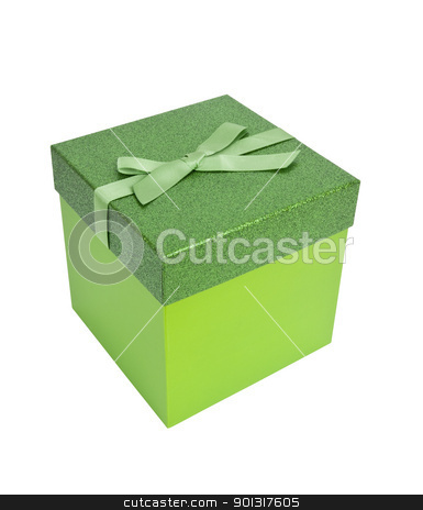Green Christmas Present Green Christmas Present stock photo, Green christmas present, isolated w/clipping path by Bryan Mullennix