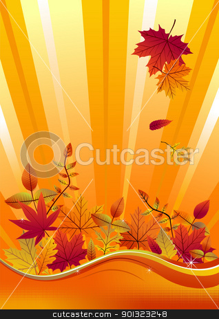 To use this stock image in your creative project, please select the size you need over to the right and click the "Add to Cart" button.
Your downloaded image will come with the Cutcaster watermark removed so don’t worry about the watermark you see on this page. Autumn season background stock vector clipart, Fall leaves on a vertical yellow background. Vector available by Cienpies Design