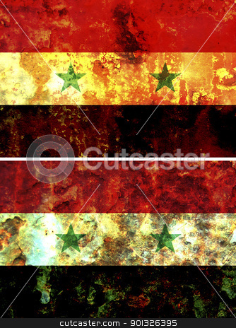 Syria flag Syria flag stock photo, some very old grunge flag of Syria by michal812