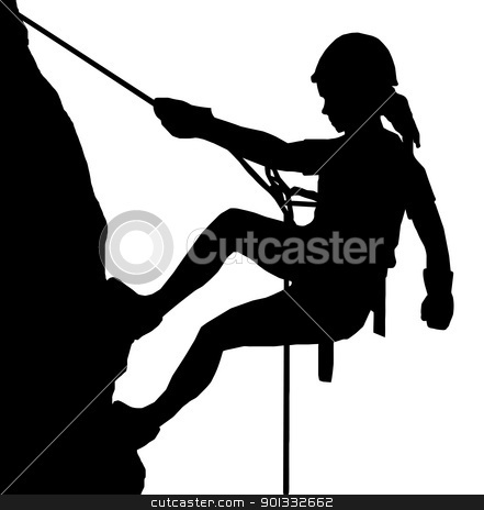 To use this stock image in your creative project, please select the size you need over to the right and click the "Add to Cart" button.
Your downloaded image will come with the Cutcaster watermark removed so don’t worry about the watermark you see on this page. Abseiling Lady stock vector clipart, Isolated Image of a Female Abseiler Climbing a Rock Face by Snap2Art