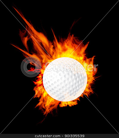To use this stock image in your creative project, please select the size you need over to the right and click the "Add to Cart" button.
Your downloaded image will come with the Cutcaster watermark removed so don’t worry about the watermark you see on this page. Golf ball on fire stock photo, Golf ball on fire. Illustration on black background by sermax55