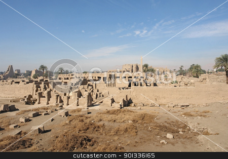 Precinct of Amun-Re in Egypt Precinct of Amun-Re in Egypt stock photo, sunny illuminated architectural scenery of the Precinct of Amun-Re in Egypt (Africa) by prill