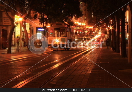 To use this stock image in your creative project, please select the size you need over to the right and click the "Add to Cart" button.
Your downloaded image will come with the Cutcaster watermark removed so don’t worry about the watermark you see on this page. The people and the Cable Car stock photo, A shot of walking people and the Cable Cars in San Francisco by willeye