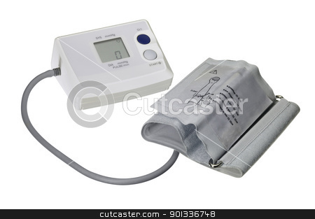 To use this stock image in your creative project, please select the size you need over to the right and click the "Add to Cart" button.
Your downloaded image will come with the Cutcaster watermark removed so don’t worry about the watermark you see on this page. blood pressure meter stock photo, studio photography of a blood pressure meter isolated on white, with clipping path by prill