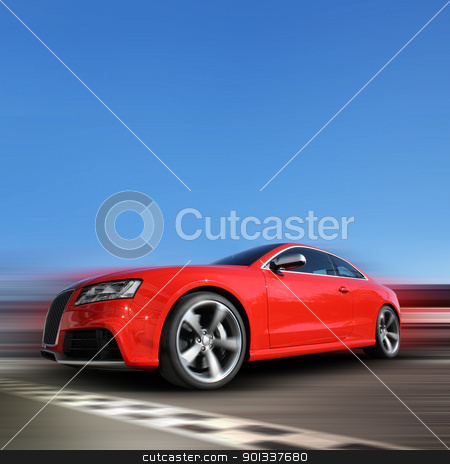 To use this stock image in your creative project, please select the size you need over to the right and click the "Add to Cart" button.
Your downloaded image will come with the Cutcaster watermark removed so don’t worry about the watermark you see on this page. Red car stock photo, red sports car on a colorful background by Viktor Thaut