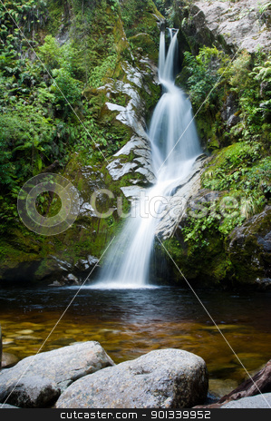 To use this stock image in your creative project, please select the size you need over to the right and click the "Add to Cart" button.
Your downloaded image will come with the Cutcaster watermark removed so don’t worry about the watermark you see on this page. Dorothy Falls, Lake Kaniere stock photo, Dorothy Falls, Lake Kaniere, South Island, New Zealand by Ulrich Schade