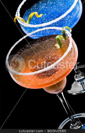 To use this stock image in your creative project, please select the size you need over to the right and click the "Add to Cart" button.
Your downloaded image will come with the Cutcaster watermark removed so don’t worry about the watermark you see on this page. Cobalt and Peach Margarita stock photo, Cobalt and Peach Margarita over black background by Ulrich Schade