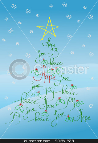 To use this stock image in your creative project, please select the size you need over to the right and click the "Add to Cart" button.
Your downloaded image will come with the Cutcaster watermark removed so don’t worry about the watermark you see on this page. Christmas card or background stock photo, Christmas card or background, tree with yellow star and holly bush leves by Ulrich Schade