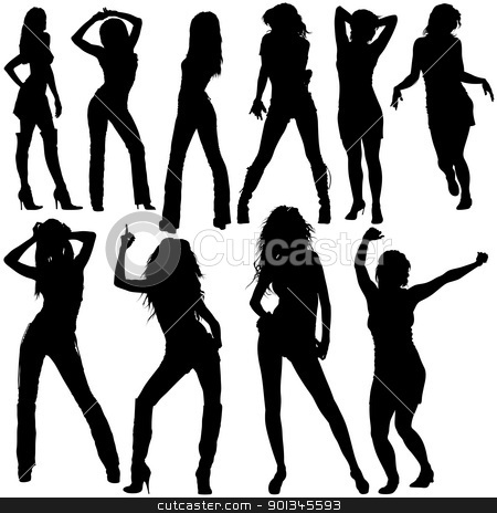 To use this stock image in your creative project, please select the size you need over to the right and click the "Add to Cart" button.
Your downloaded image will come with the Cutcaster watermark removed so don’t worry about the watermark you see on this page. Dancing Girls Silhouettes stock photo, Dancing Girls - black silhouettes and dance poses by derocz