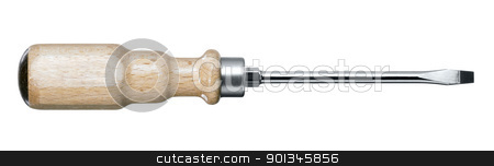 To use this stock image in your creative project, please select the size you need over to the right and click the "Add to Cart" button.
Your downloaded image will come with the Cutcaster watermark removed so don’t worry about the watermark you see on this page. classic screwdriver stock photo, studio photography of a screwdriver with wooden handle in white back by prill