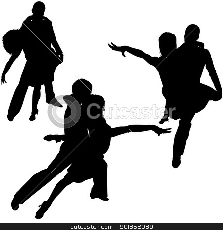 To use this stock image in your creative project, please select the size you need over to the right and click the "Add to Cart" button.
Your downloaded image will come with the Cutcaster watermark removed so don’t worry about the watermark you see on this page. Latino Dance Silhouettes stock photo, Latino Dance Silhouettes - black illustrations by derocz