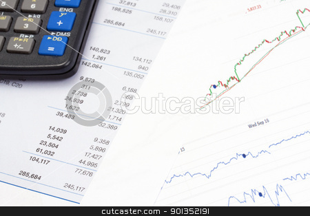 Financial data Financial data stock photo, Analyzing financial data by Ingvar Bjork