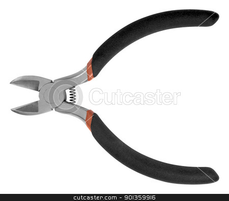 To use this stock image in your creative project, please select the size you need over to the right and click the "Add to Cart" button.
Your downloaded image will come with the Cutcaster watermark removed so don’t worry about the watermark you see on this page. pliers stock photo, studio photography of small pliers in white back by prill