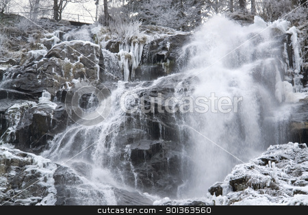 Todtnau Waterfall at winter time Todtnau Waterfall at winter time stock photo, detail of a waterfall near Todtnau, a town in the Black Forest in Germany at winter time by prill