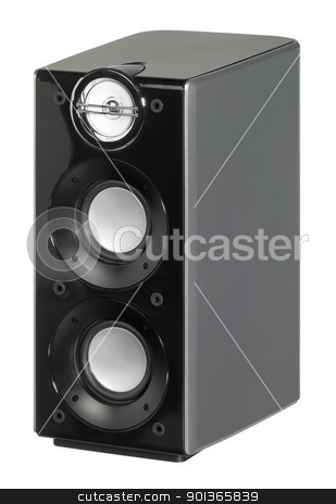 To use this stock image in your creative project, please select the size you need over to the right and click the "Add to Cart" button.
Your downloaded image will come with the Cutcaster watermark removed so don’t worry about the watermark you see on this page. small loudspeaker stock photo, studio photography of a small speaker in white back by prill