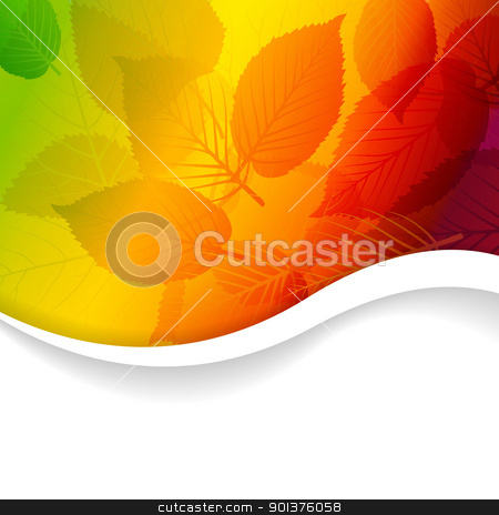 To use this stock image in your creative project, please select the size you need over to the right and click the "Add to Cart" button.
Your downloaded image will come with the Cutcaster watermark removed so don’t worry about the watermark you see on this page. Autumn abstract rainbow floral background stock vector clipart, Fall abstract rainbow floral background with place for your text by orson