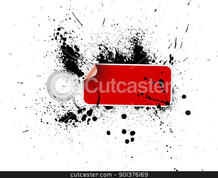 To use this stock image in your creative project, please select the size you need over to the right and click the "Add to Cart" button.
Your downloaded image will come with the Cutcaster watermark removed so don’t worry about the watermark you see on this page. Red sticker on a grunge stock vector clipart, Red sticker on a grunge background with ink splats by orson
