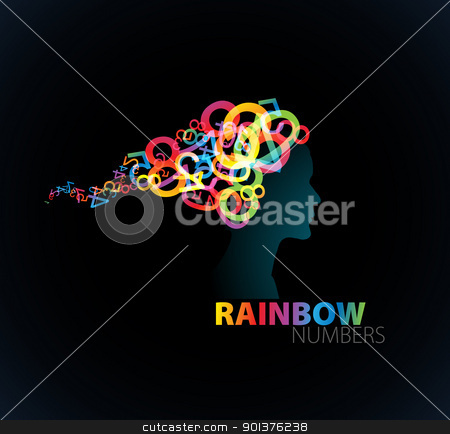 To use this stock image in your creative project, please select the size you need over to the right and click the "Add to Cart" button.
Your downloaded image will come with the Cutcaster watermark removed so don’t worry about the watermark you see on this page. Abstract portrait of a woman stock vector clipart, Portrait of a woman with numbers in her hair by orson