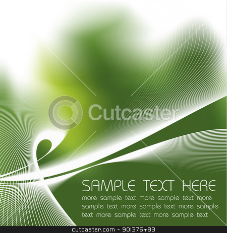 Abstract green background Abstract green background stock vector clipart, Abstract green background with sample text by orson