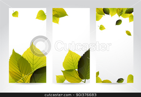 To use this stock image in your creative project, please select the size you need over to the right and click the "Add to Cart" button.
Your downloaded image will come with the Cutcaster watermark removed so don’t worry about the watermark you see on this page. Fresh natural vertical banners with leafs stock vector clipart, Fresh natural vertical banners with leafs and place for your content by orson