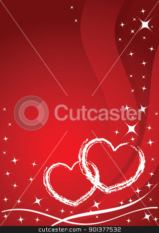 Vector valentine card Vector valentine card stock vector clipart, Vector valentine card - stars and hearts by orson