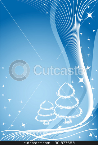 Vector christmas background Vector christmas background stock vector clipart, Vector christmas background / card by orson