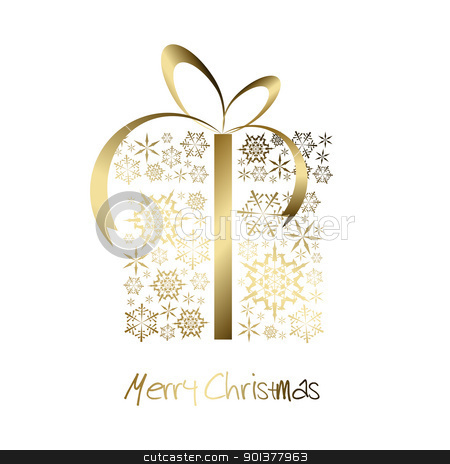 To use this stock image in your creative project, please select the size you need over to the right and click the "Add to Cart" button.
Your downloaded image will come with the Cutcaster watermark removed so don’t worry about the watermark you see on this page. Christmas present box made from golden snowflakes stock vector clipart, Christmas present box made from golden snowflakes on white background by orson