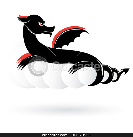 To use this stock image in your creative project, please select the size you need over to the right and click the "Add to Cart" button.
Your downloaded image will come with the Cutcaster watermark removed so don’t worry about the watermark you see on this page. Abstract black dragon stock photo, Abstract black dragon number two. Illustration on white background for design. by dvarg