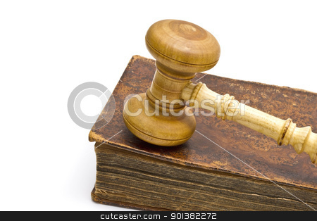 To use this stock image in your creative project, please select the size you need over to the right and click the "Add to Cart" button.
Your downloaded image will come with the Cutcaster watermark removed so don’t worry about the watermark you see on this page. Old book and gavel stock photo, Old book and gavel isolated on white background
by Ingvar Bjork
