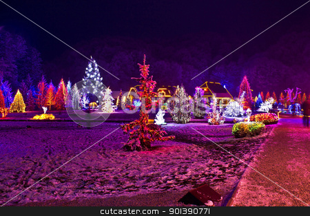 To use this stock image in your creative project, please select the size you need over to the right and click the "Add to Cart" button.
Your downloaded image will come with the Cutcaster watermark removed so don’t worry about the watermark you see on this page. Christmas lights in town park - fantasy colors stock photo, Christmas lights in town park - fantasy colors, Cazma, Croatia by xbrchx