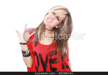To use this stock image in your creative project, please select the size you need over to the right and click the "Add to Cart" button.
Your downloaded image will come with the Cutcaster watermark removed so don’t worry about the watermark you see on this page. Portrait of a beautiful young female rock singer stock photo, Portrait of a beautiful young female rock singer
by dacasdo