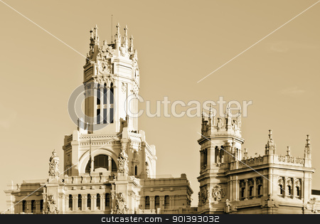 To use this stock image in your creative project, please select the size you need over to the right and click the "Add to Cart" button.
Your downloaded image will come with the Cutcaster watermark removed so don’t worry about the watermark you see on this page. Central Post Office (Palacio de Comunicaciones), Madrid, Spain. stock photo, by pifate
