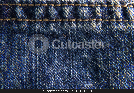 To use this stock image in your creative project, please select the size you need over to the right and click the "Add to Cart" button.
Your downloaded image will come with the Cutcaster watermark removed so don’t worry about the watermark you see on this page. Blue jeans fabric texture stock photo, Blue denim jeans texture macro close up. Useful as background for design works. by Cienpies Design